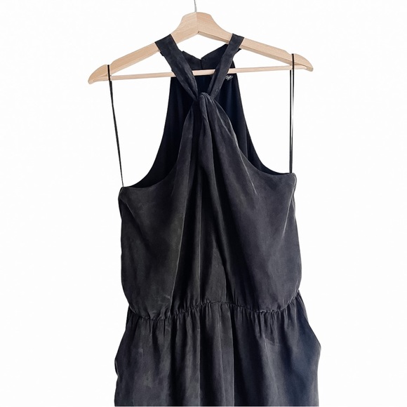 Anthropologie Greylin Black Halter Jumpsuit Women’s Medium - Picture 3 of 7